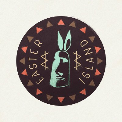 Easter Island Sticker